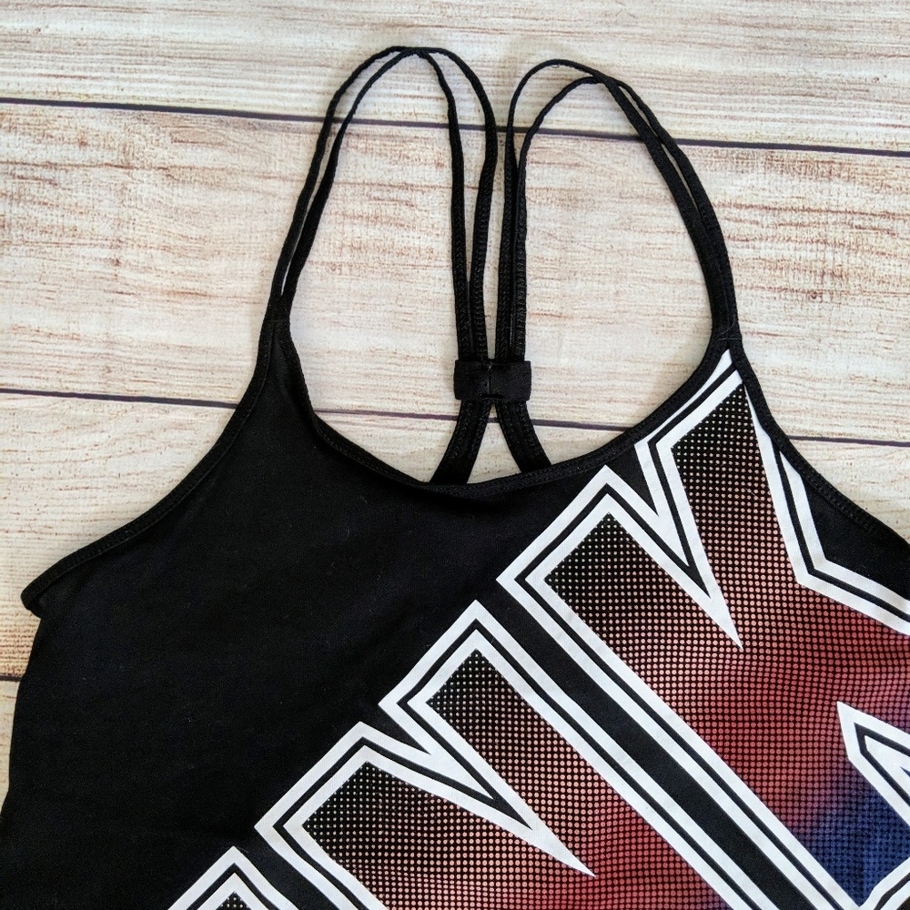 PINK Victoria's Secret sz XS y-back logo tank top - Picture 6 of 7